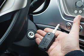 Locked keys in car rescue